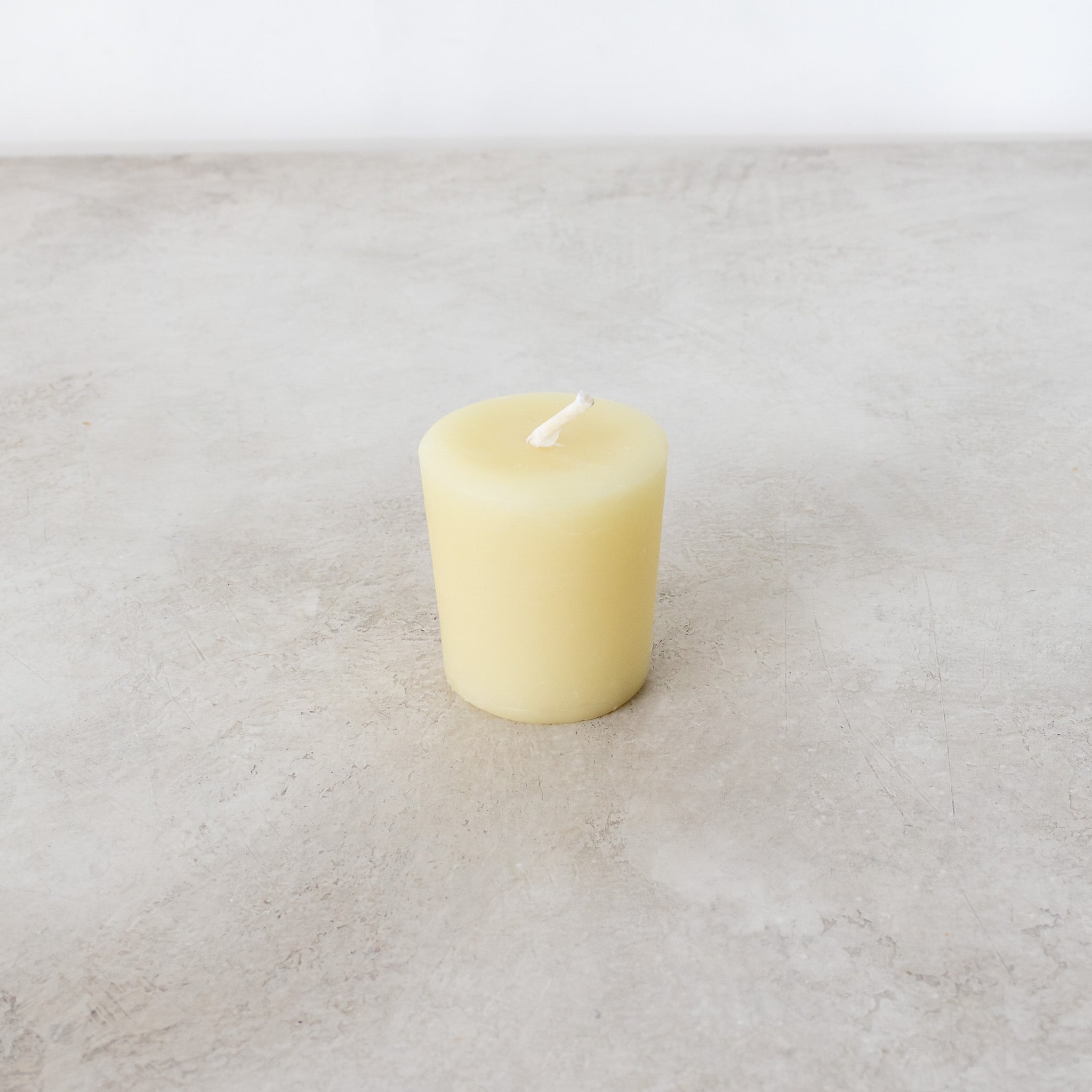 Bluecorn 100% Pure Beeswax Votive Candle – Available in Raw or Ivory - Homekeep Studio