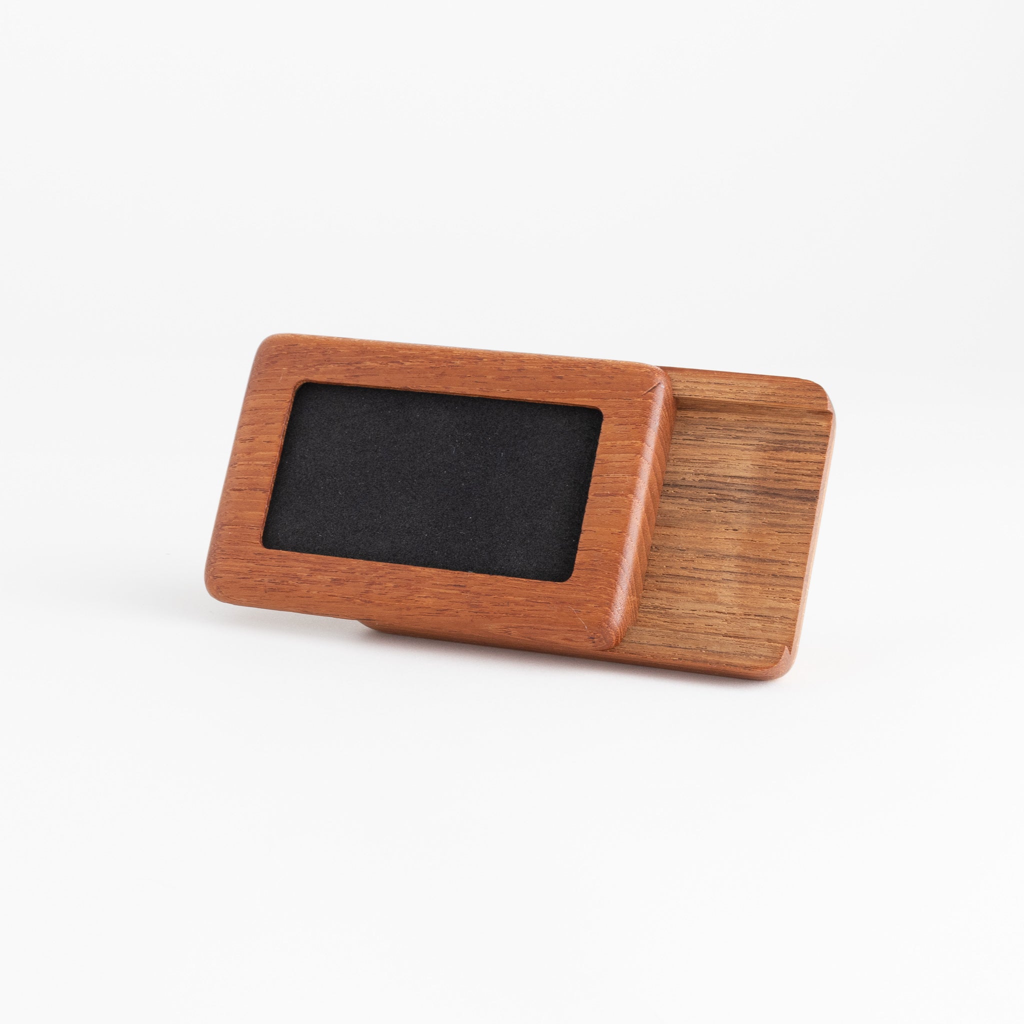 Chunky Layered Wood Desk Business Cardholder - Homekeep Studio