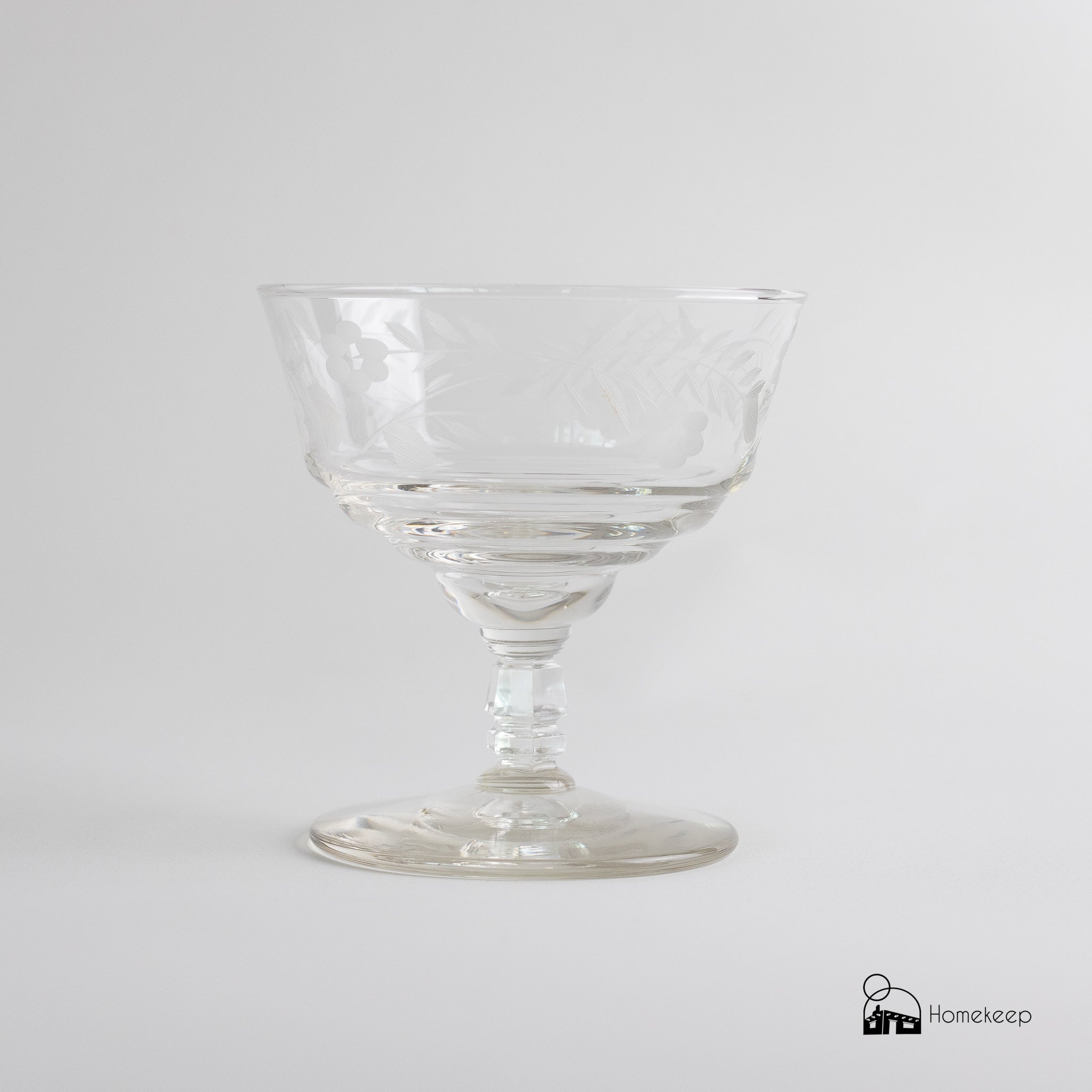 Footed Glass Dessert Dishes - Homekeep Studio