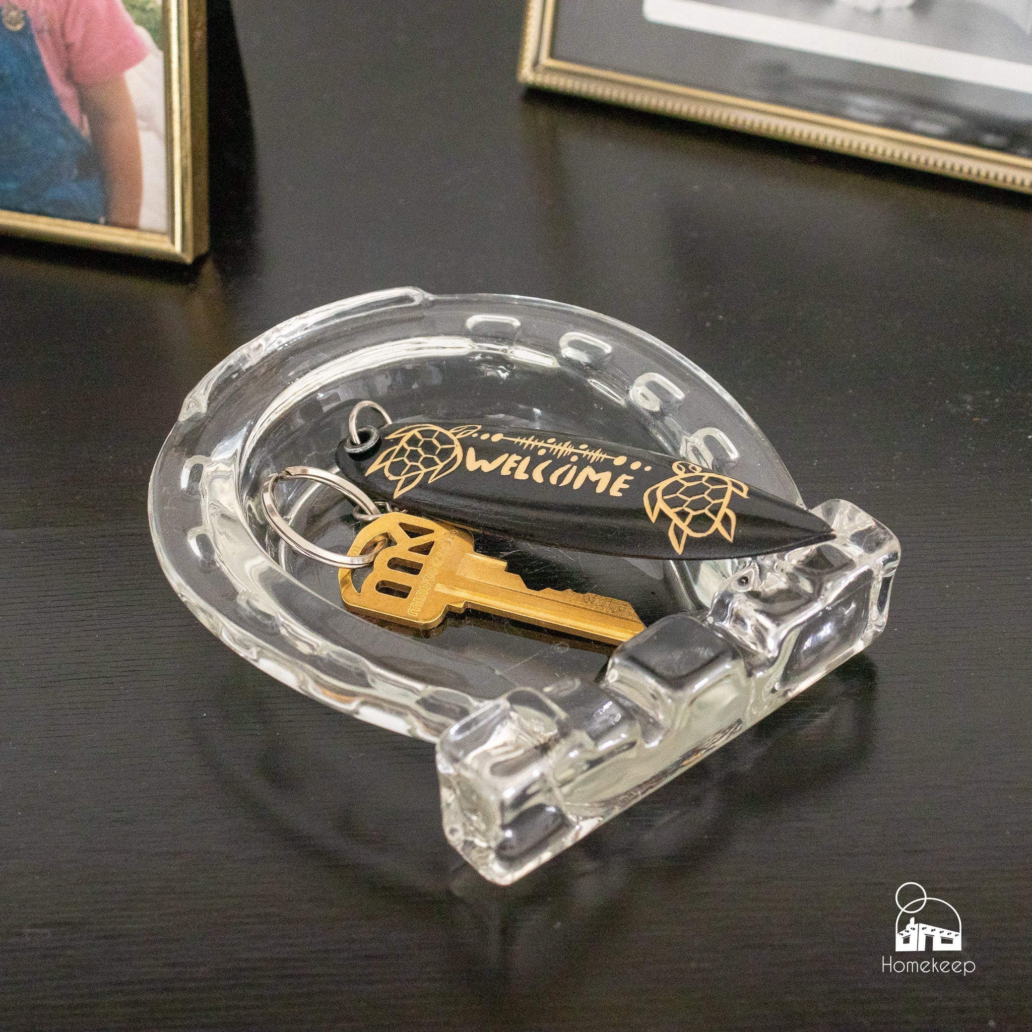 Glass Horseshoe Ashtray - Homekeep Studio