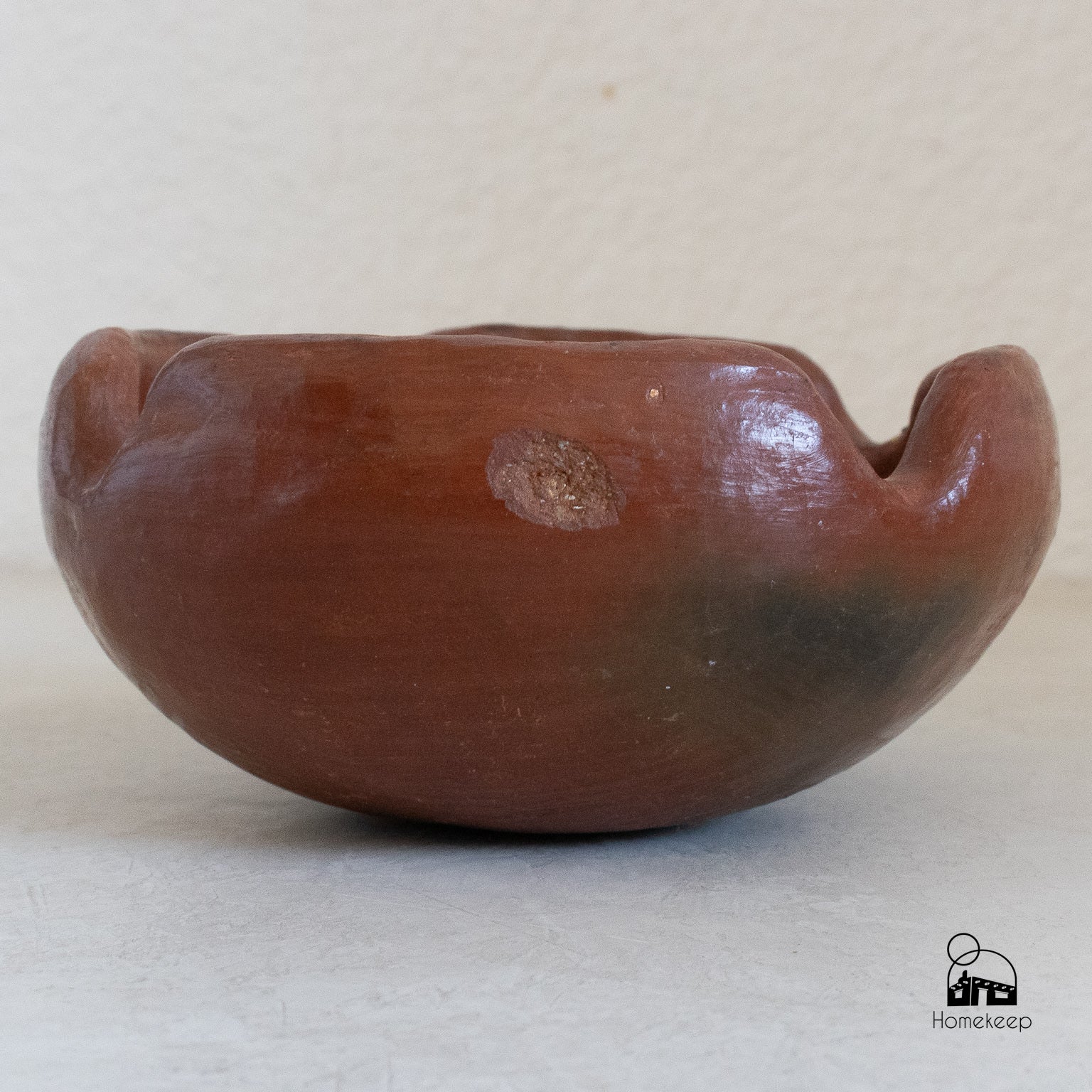 Hand - Rubbed Red Clay Ashtray - Homekeep Studio