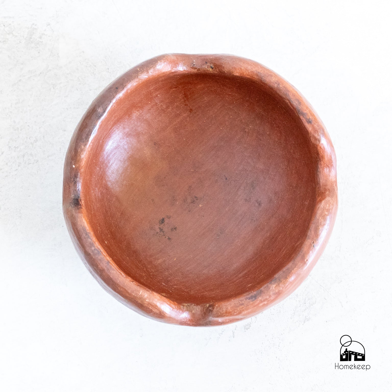 Hand - Rubbed Red Clay Ashtray - Homekeep Studio