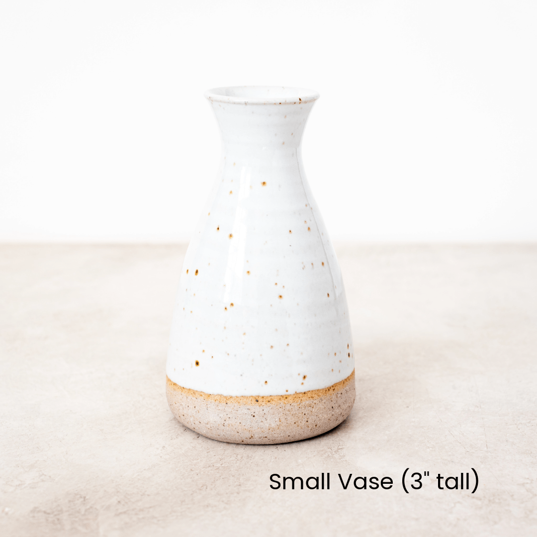 Handcrafted Bud Vases – Sage Valley Pottery (Small & Medium) - Homekeep Studio