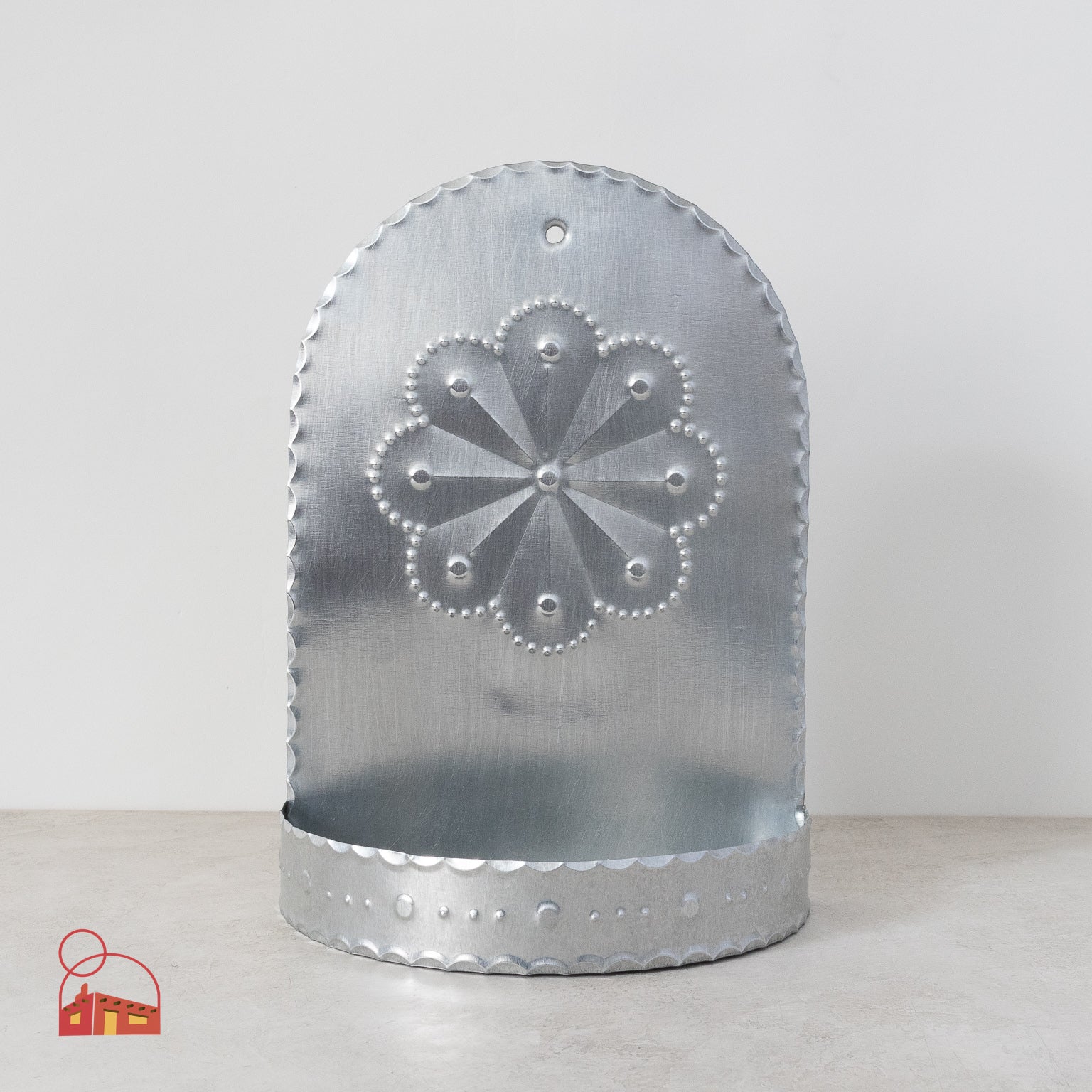 Rosette Arch Candleholder (Handcrafted Metal Candleholder with Interchangeable Inserts) - Homekeep Studio