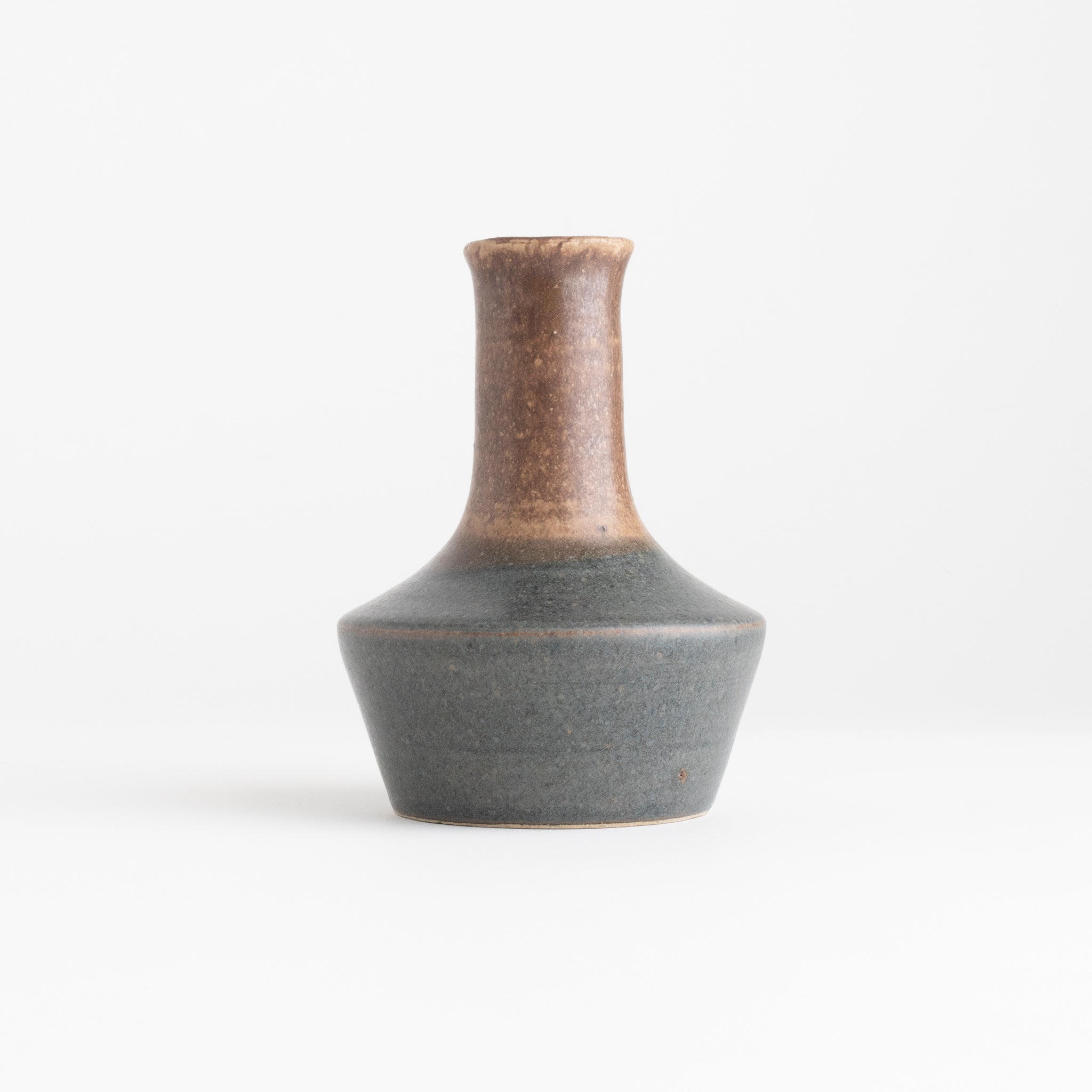 Rustic Handmade Ceramic Vase with Earth - Toned Glaze - Homekeep Studio