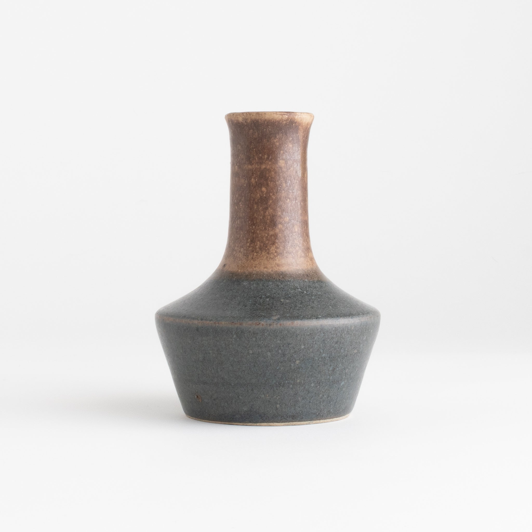 Rustic Handmade Ceramic Vase with Earth - Toned Glaze - Homekeep Studio