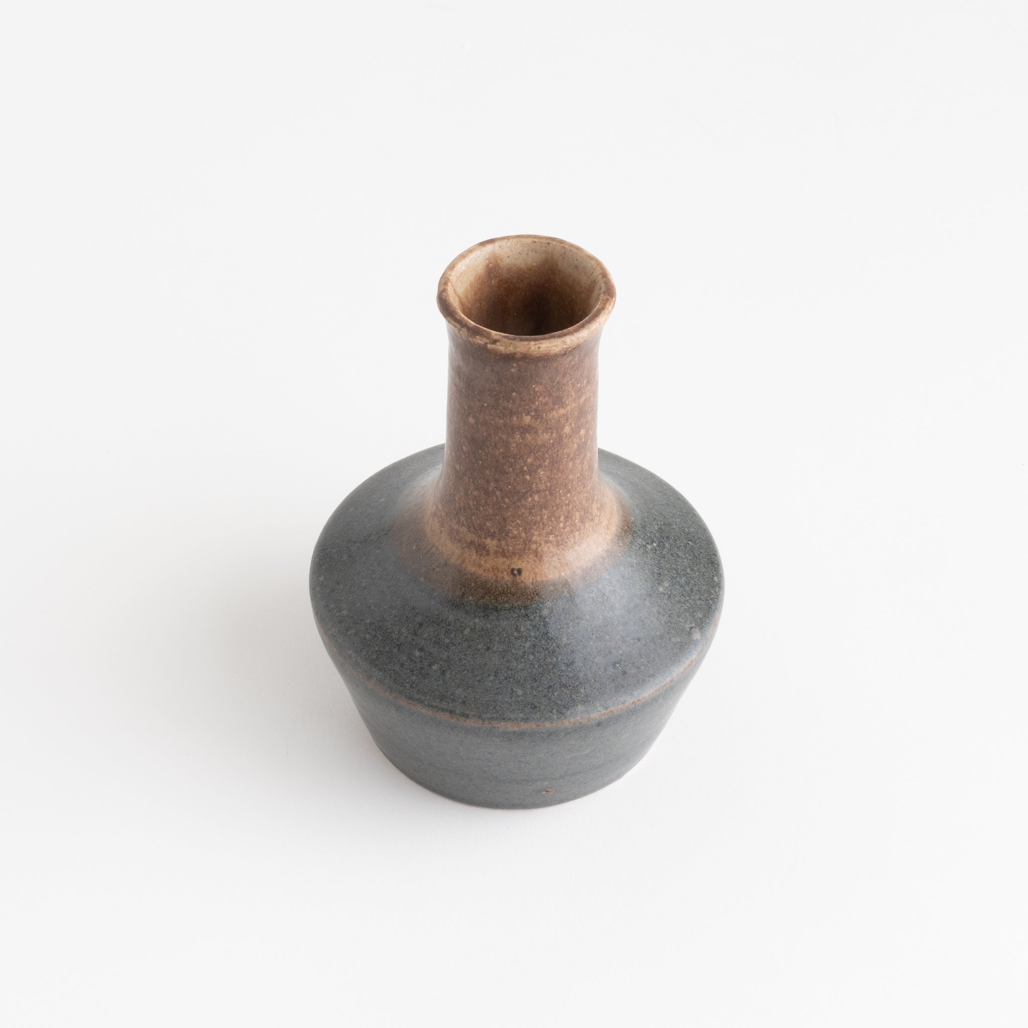 Rustic Handmade Ceramic Vase with Earth - Toned Glaze - Homekeep Studio