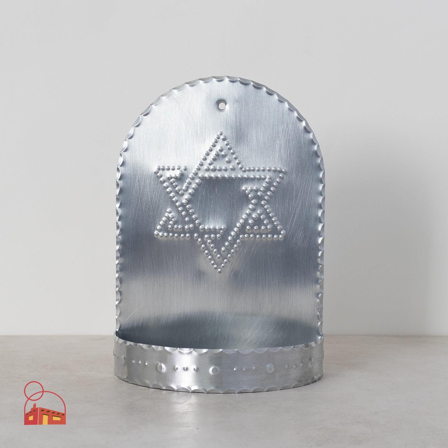 Star of David Arch Candleholder (Handcrafted Metal Candleholder with Interchangeable Inserts) - Homekeep Studio