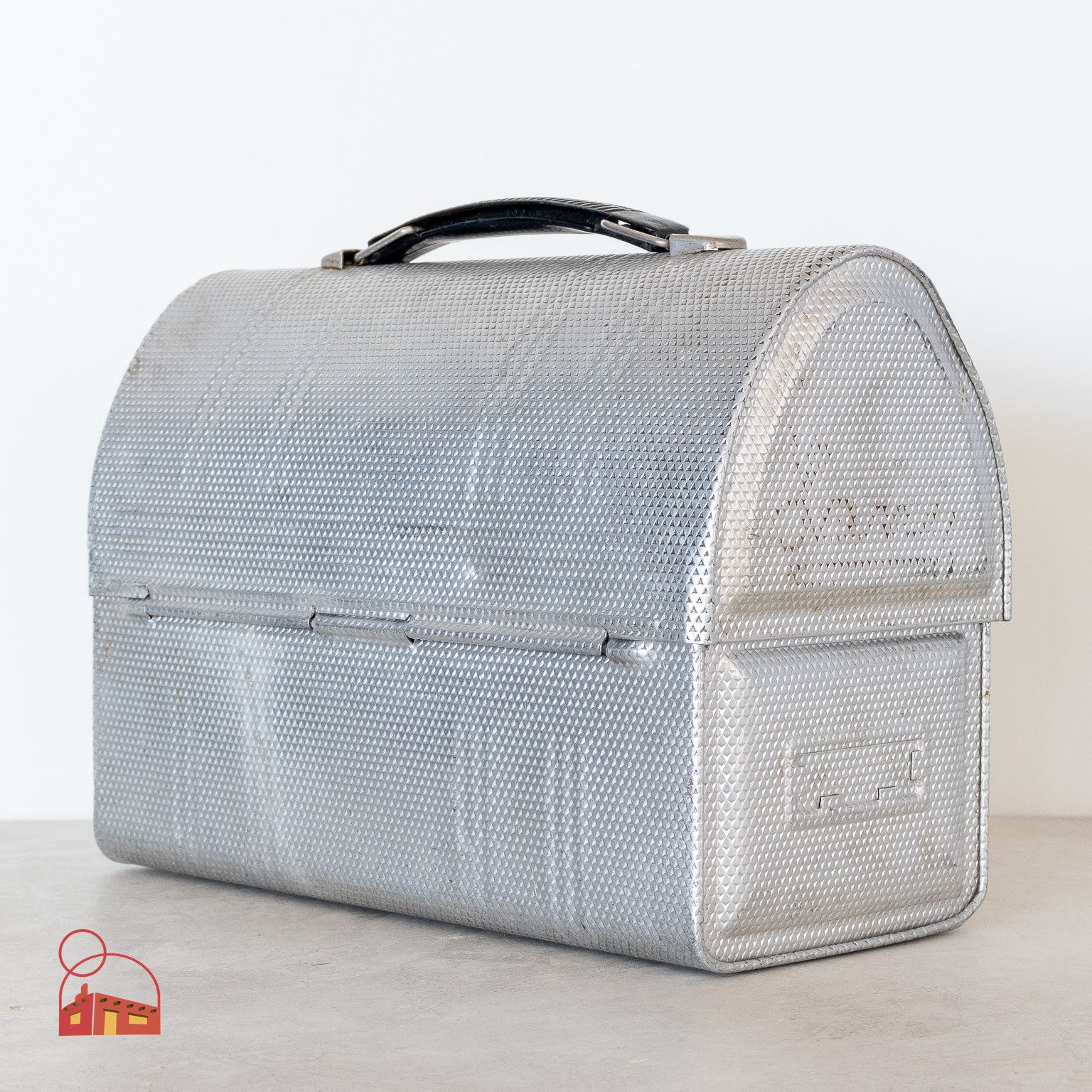 Vintage Aluminum Lunch Box with Dome Top - Homekeep Studio