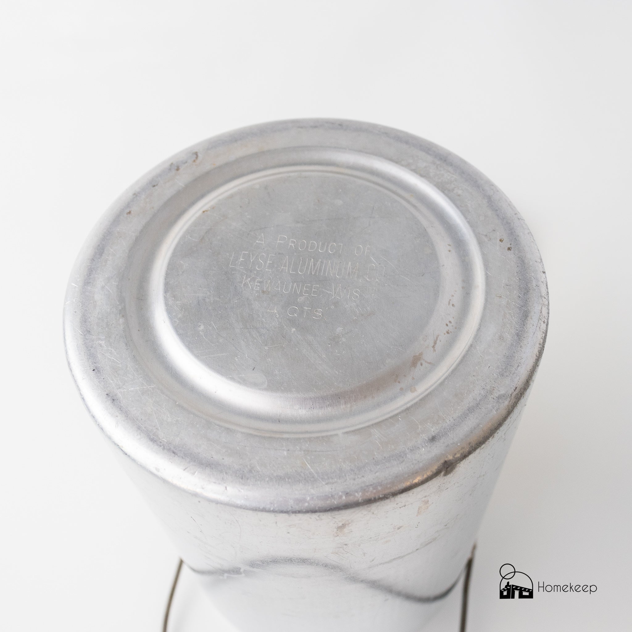 Vintage Leyse 4 - Quart Aluminum Milk Canister - Homekeep Studio