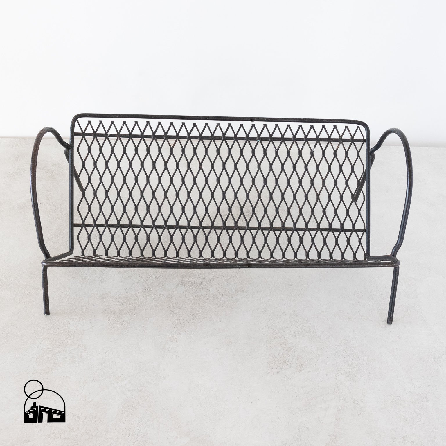 Vintage Metal Wire Book Rack - Homekeep Studio