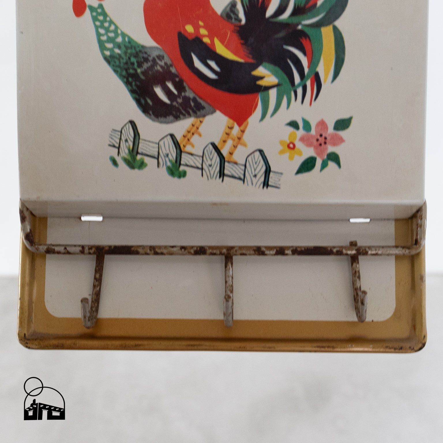 Vintage Rooster Wall Mail Holder - Homekeep Studio