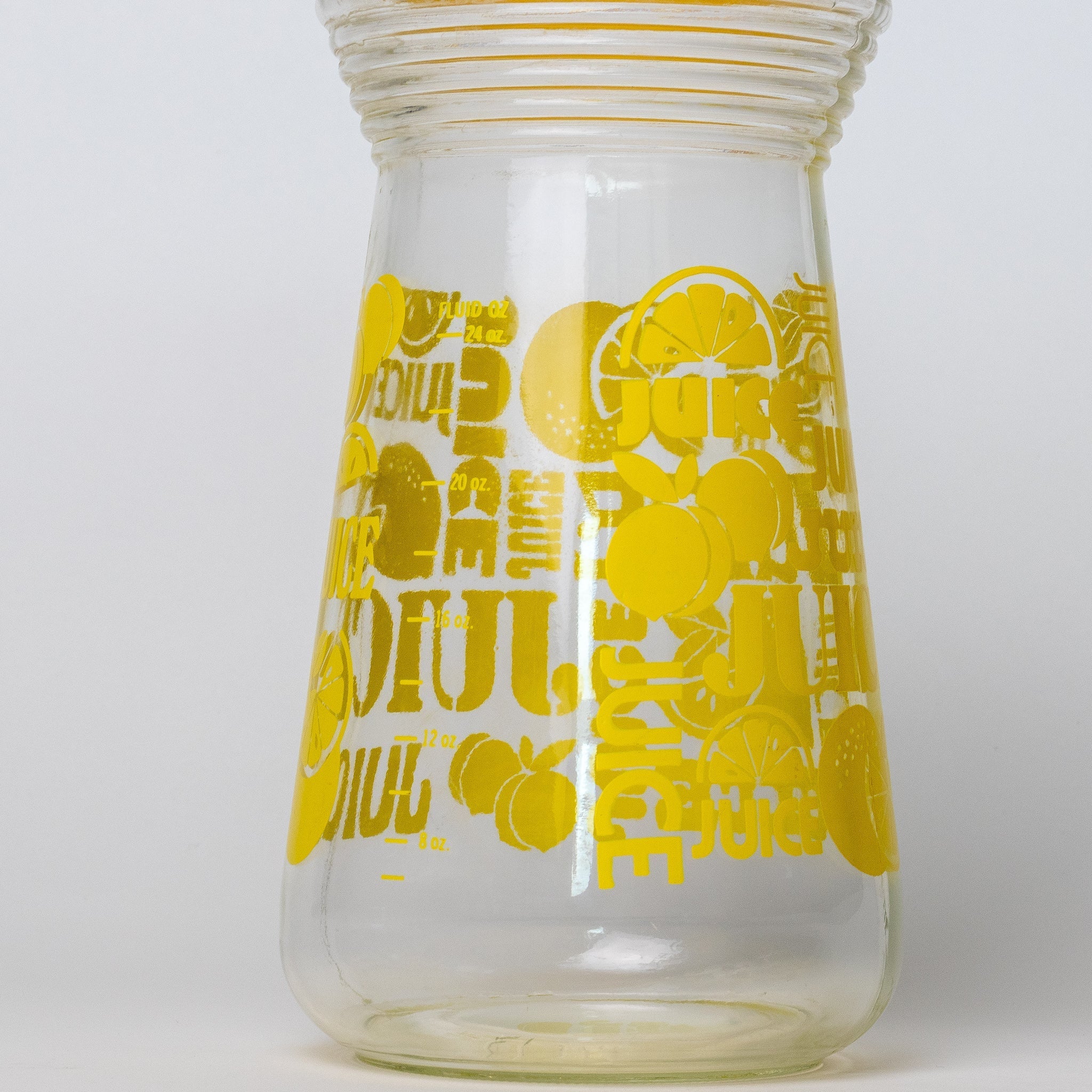 Vintage Sunshine Juice Bottle with Yellow Cap - Homekeep Studio