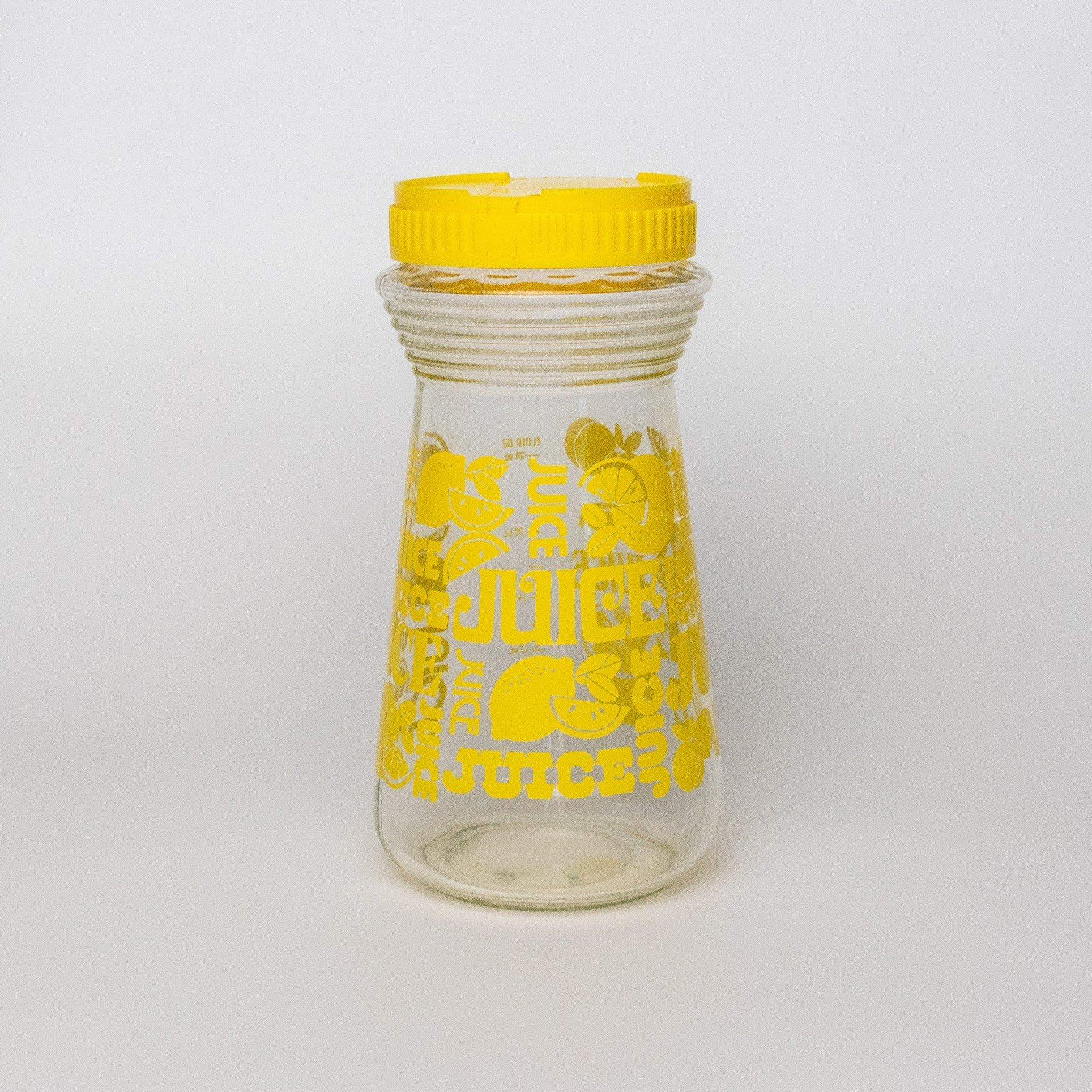 Vintage Sunshine Juice Bottle with Yellow Cap - Homekeep Studio