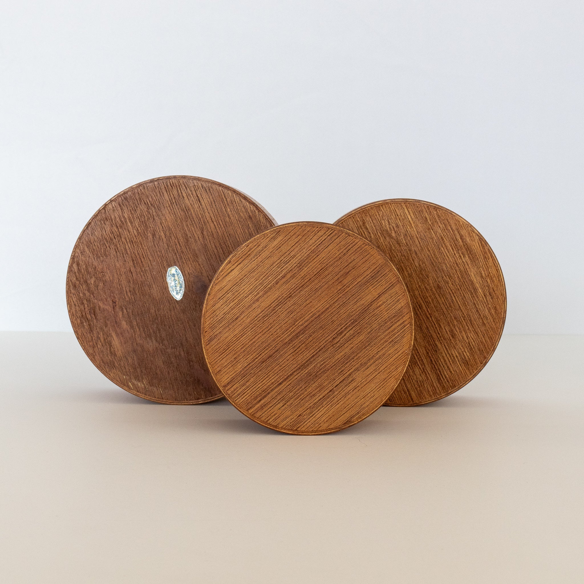 Vintage Wooden Snack Bowls Set - Homekeep Studio