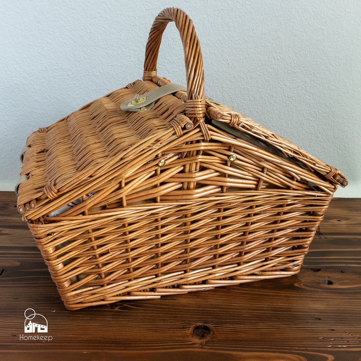 Wicker Picnic Basket for Two - Homekeep Market